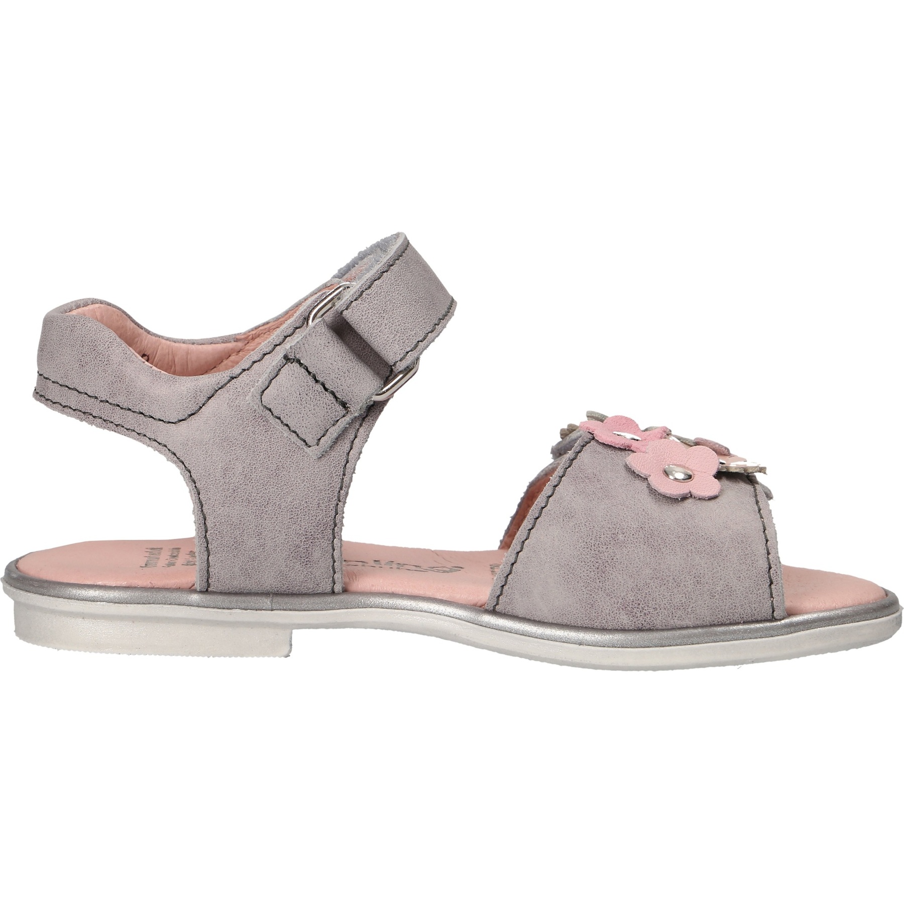 graue sandale seitenansicht rechts