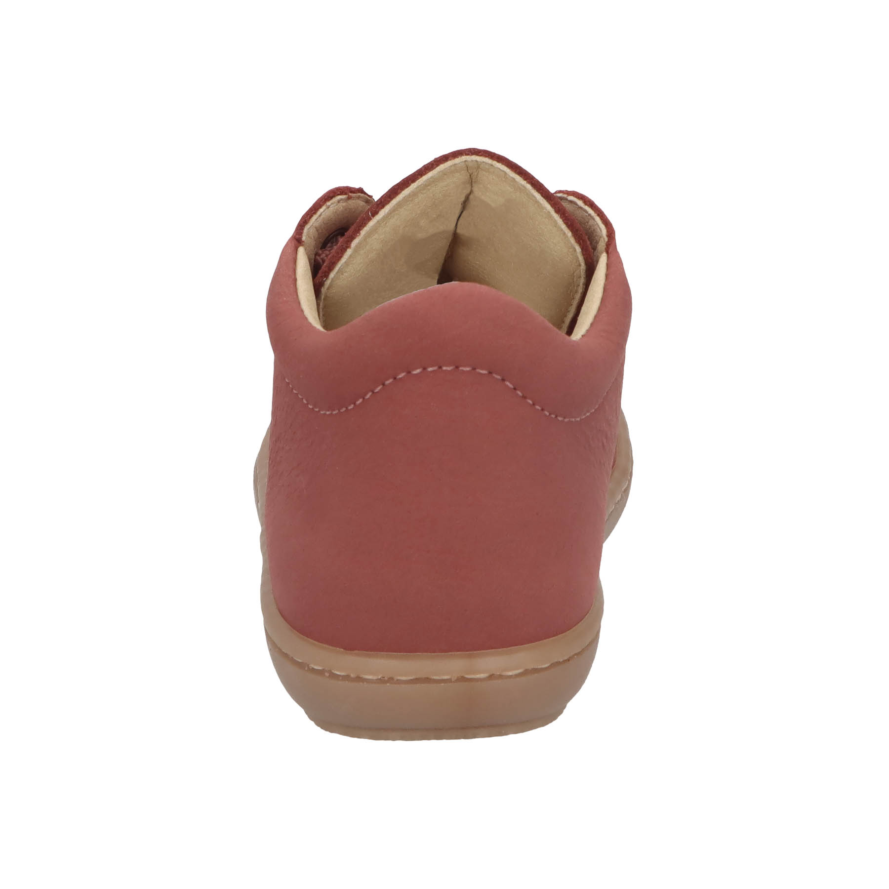 rote lauflernschuhe hinteransicht