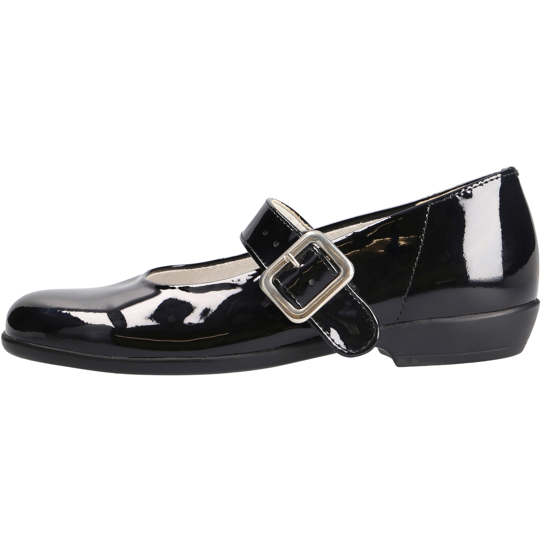 schwarze ballerina seitenansicht links