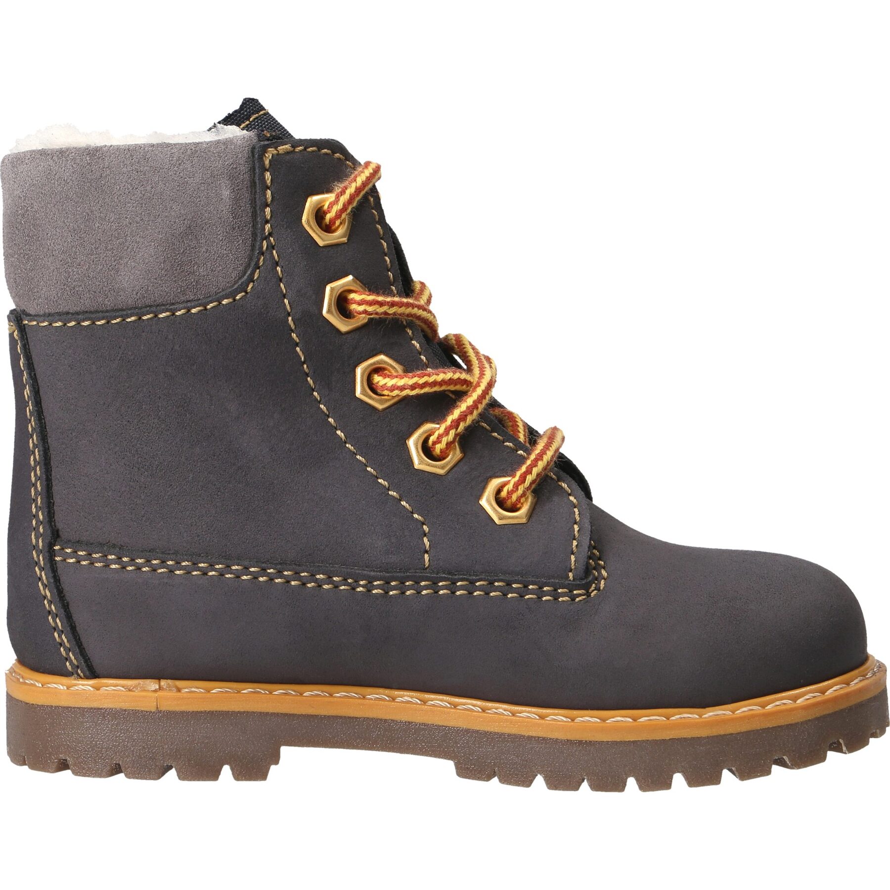 graue stiefeletten seitenansicht rechts