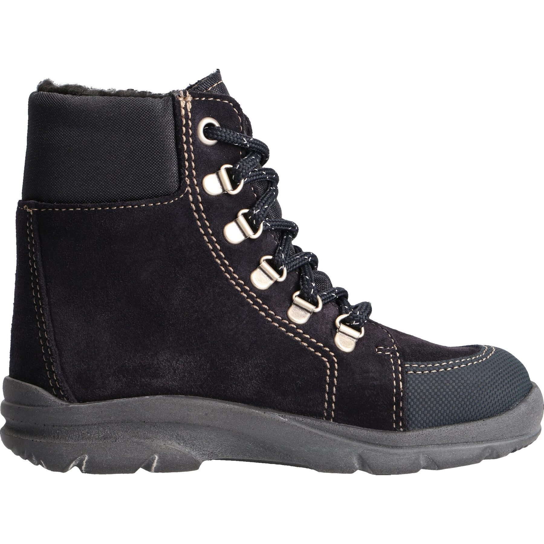 blaue stiefeletten seitenansicht rechts